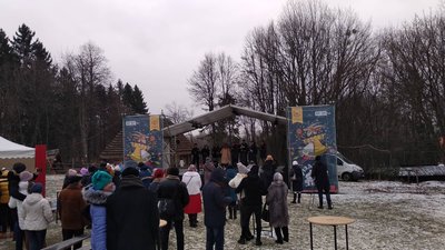 Із колядками та майстер-класами у Шевченківському гаю святкували Різдво