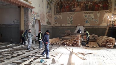 Два місяці реставрації: що відомо про роботи у Полтавському краєзнавчому музеї