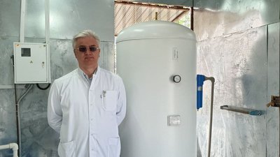 У лікарні на Житомирщині відкрили кисневу станцію вартістю більше мільйона гривень