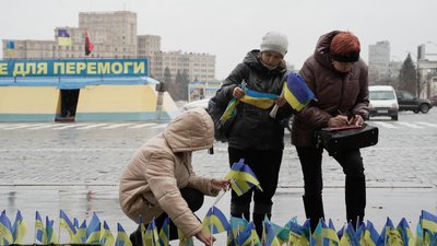 прапорці, акція, пам'ять, захисники, хода, все для перемоги, 21 листопада 2024, харків