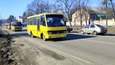 Для евакуації людей на Сумщину із Полтавщини поїхало 100 автобусів
