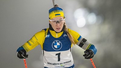Христина Дмитренко, біатлоністка збірної України в сезоні Кубка світу 2025/26