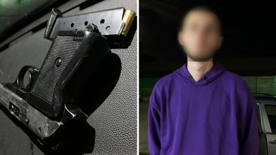 Виклик про стрілянину: на Закарпатті патрульні затримали чоловіка зі зброєю