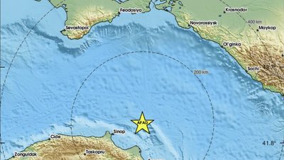 Зранку у Чорному морі стався землетрус