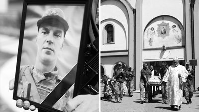 У Мукачеві попрощалися із полеглим захисником Іваном Чорним