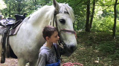 Учень школи верхової їзди Віктор Солтис Учень школи верхової їзди Віктор Солтис