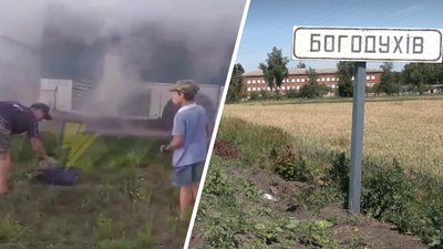 Під Харковом загорівся пасажирський автобус Під Харковом загорівся пасажирський автобус