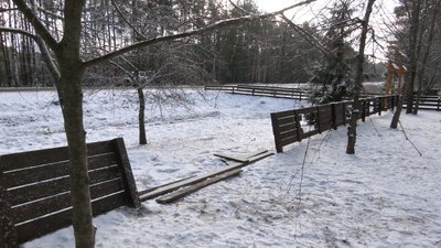 У рекреаційному пункті на Волині невідомі спалили дитячу гойдалку та зруйнували паркан У рекреаційному пункті на Волині невідомі спалили дитячу гойдалку та зруйнували паркан