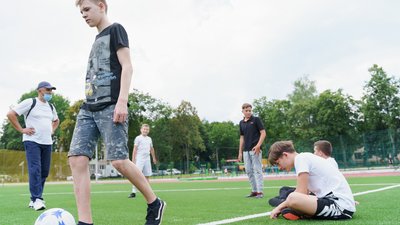У Вінниці побільшало багатофункціональних спортивних майданчиків У Вінниці побільшало багатофункціональних спортивних майданчиків
