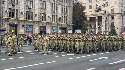 Військовослужбовці з Тернопільщини взяли участь у параді до Дня Незалежності України