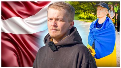 Науріс Французевічс, латвійський волонтер, якій зараз проживає в Одесі
