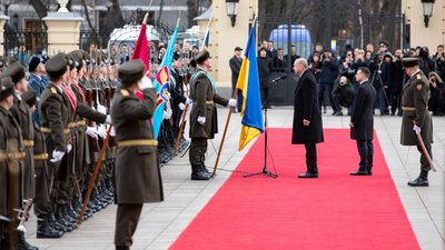 "Слава Україні". Ердоган привітав почесну варту та знову відмовився визнавати анексію Криму