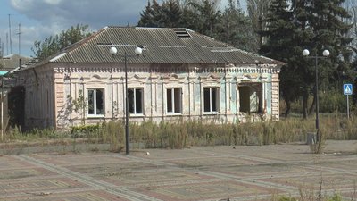 Будинок після російського обстрілу у Великій Новосілці на Донеччині Будинок після російського обстрілу у Великій Новосілці на Донеччині