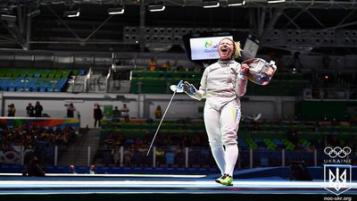 НОК визнає фехтувальницю Ольгу Харлан найкращою спортсменкою місяця