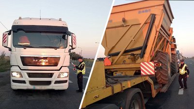 Перевірятимуть дозволи: на Херсонщині поліція посилює контроль над великогабаритним транспортом