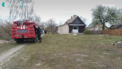 Рівненщина: на пожежі виявили тіло, поліція розслідує умисне вбивство