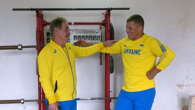 Михайло Гаврилюк з тренером Ярославом Маланюком Михайло Гаврилюк з тренером Ярославом Маланюком
