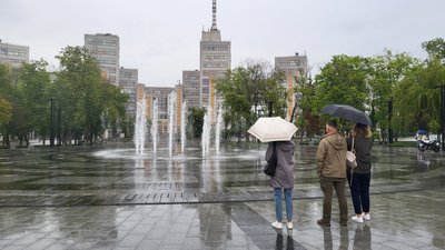 У Харкові іде дощ