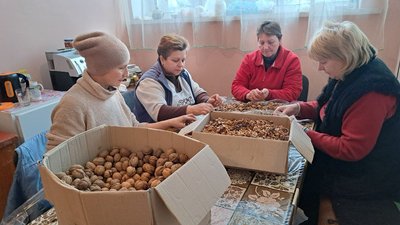 Понад дві з половиною тонни домашніх страв відправили до свят воїнам ЗСУ жителі Вільшанської громади на Житомирщині Понад дві з половиною тонни домашніх страв відправили до свят воїнам ЗСУ жителі Вільшанської громади на Житомирщині