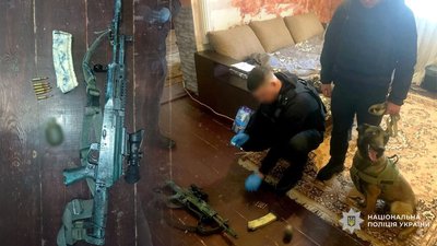 Автомат на Чернігівщині: затримали 49-річного чоловіка за зберігання зброї