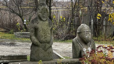 Кам'яні баби, евакуація, Петропавлівка, бійці