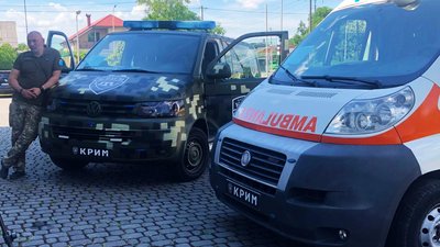 Два реанімобілі для батальйону “Крим” придбали волонтери громадської організації “Шан”