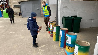Школярів у Луцьку вчили сортувати сміття Школярів у Луцьку вчили сортувати сміття