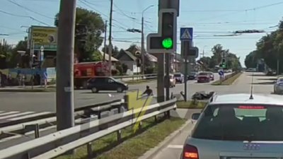 ДТП у Чернігові: легковик зіткнувся з мотоциклом, травмувався неповнолітній мотоцикліст
