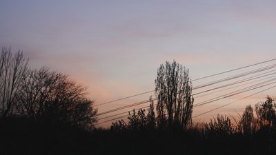 Сутінковий пейзаж у Хмельницькому