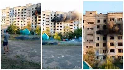 В Алчевску під обстріл потрапила багатоповерхівка. Є поранені та загиблий
