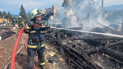 Пожежа, етнопарк, Івано-Франківщина