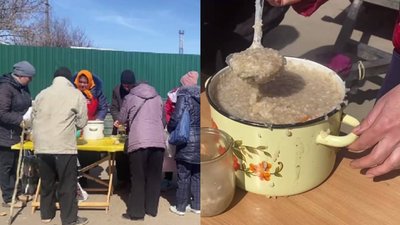 У херсонському храмі волонтери понад тиждень готують гарячі обіди для нужденних