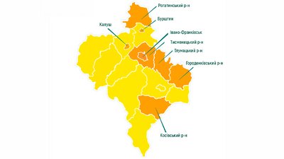 Коломия та Верховинщина перейшли у жовту карантинну зону Коломия та Верховинщина перейшли у жовту карантинну зону