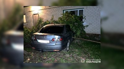 Авто на місці ДТП Чернігівщина п'яний водій