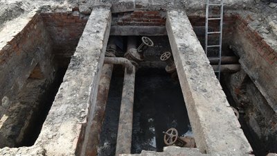 Ремонт тепломережі у Луцьку