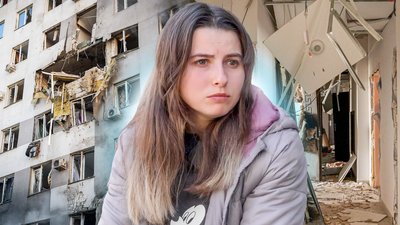 Пошкоджена квартира унаслідок атаки РФ на Одесу