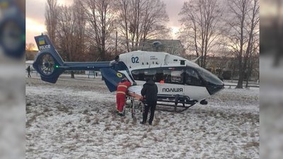 Перша пацієнтка, яку транспортували Перша пацієнтка, яку транспортували