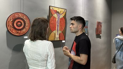 Житомир, Борис Шеремета, виставка, картини, ікони, графіка