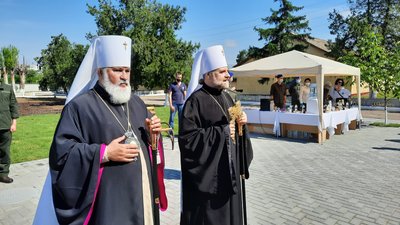 На території військової частини Нацгвардії в Миколаєві відкрили каплицю На території військової частини Нацгвардії в Миколаєві відкрили каплицю