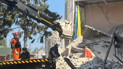 Наслідки влучання в Козачій Лопані Наслідки влучання в Козачій Лопані
