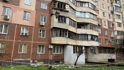 Дрон влучив у будинок в Одесі 31 березня