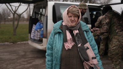 евакуація, Синельниківщина, Просяна