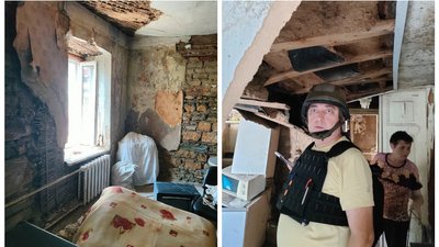 Людям, які оцінюють пошкоджені будинки в Херсоні, важко знаходити місцевих жителів Людям, які оцінюють пошкоджені будинки в Херсоні, важко знаходити місцевих жителів
