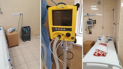 У Кропивницькому в обласному госпіталі будують кисневу станцію У Кропивницькому в обласному госпіталі будують кисневу станцію