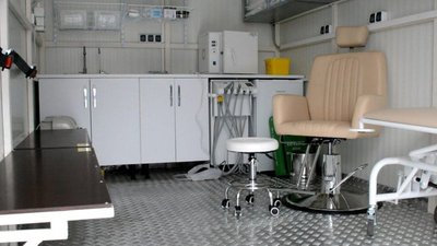 Оснащення мобільного шпиталю, що працює у Березнегуватській громаді