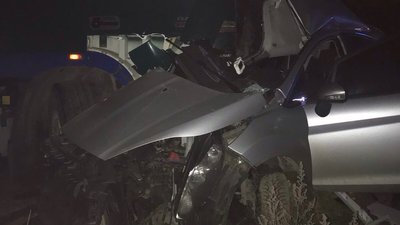 На Львівщині в аварії травмовані двоє людей та пошкоджені дві автівки
