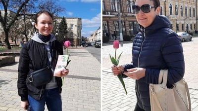 У Кропивницькому представники Спілки вірмен дарували жінкам квіти. Сьогодні – вірменське свято материнства й краси