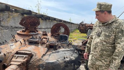 На Сумщині знаходиться кладовище російської військової техніки На Сумщині знаходиться кладовище російської військової техніки