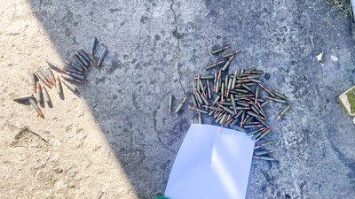 Знайдене в селі Городище під час обшуку