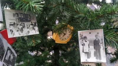 У Чорнобилі вперше з часів катастрофи встановили ялинку У Чорнобилі вперше з часів катастрофи встановили ялинку
